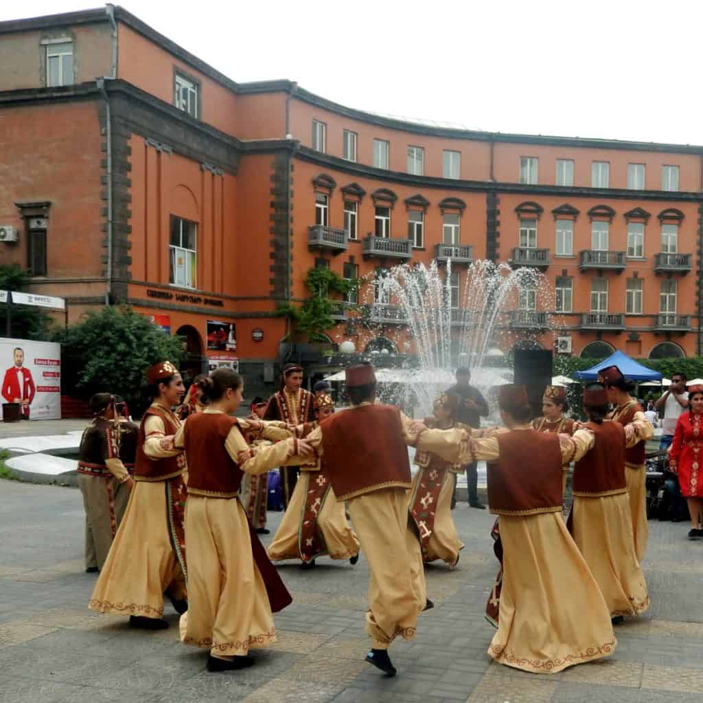 Kochari Dance being performed in Yerevan, Armenia (Photo Credit: Armine Aghayan)